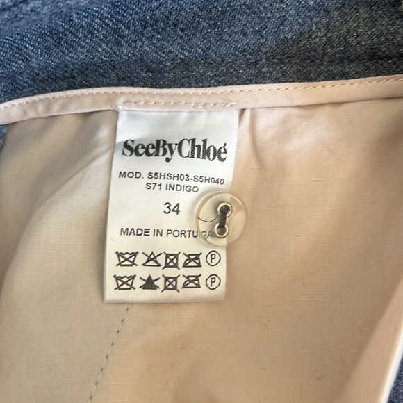 🔹 See by Chloe Wool Blend Tailored Dress Shorts - Picture 4 of 5